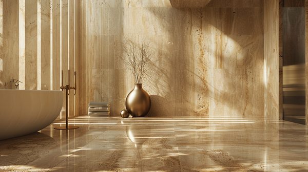 Découvrir le travertin: sublimez votre décoration intérieure