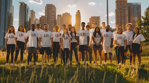 Tee-shirts publicitaires : boostez la cohésion et la visibilité